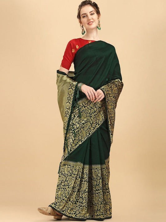 Woven Design Saree - Inddus.com