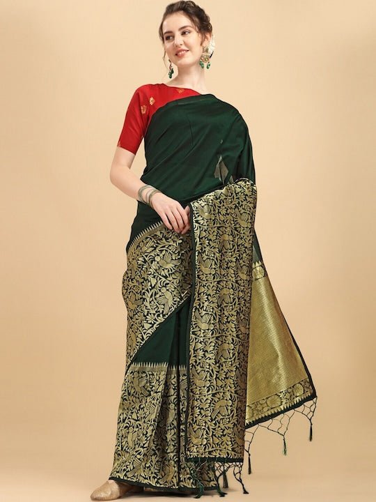 Woven Design Saree - Inddus.com