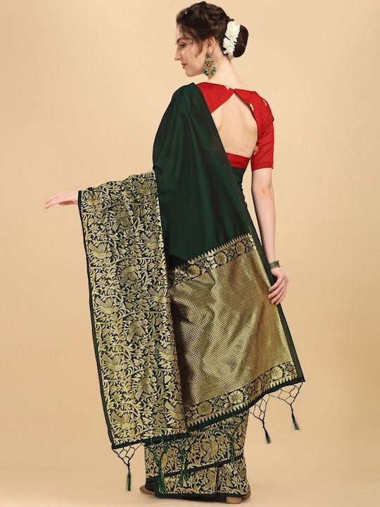 Woven Design Saree - Inddus.com