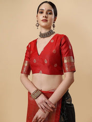 Woven Design Zari Saree - Inddus.com