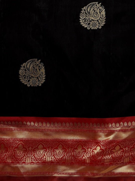 Woven Design Zari Saree - Inddus.com